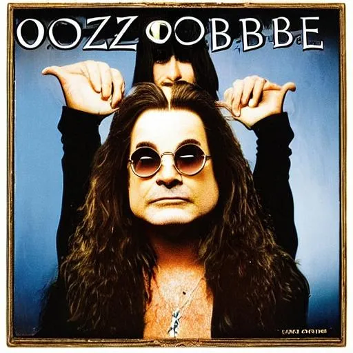 Prompt: ozzy ozborne album cover