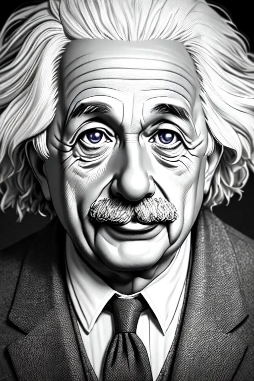 Prompt: Albert Einstein, Eye of the Beholder, Flashback, highly detailed, perfect detailed, a lot of details , octane 3d rendering