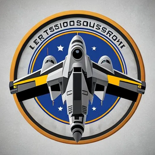 Prompt: Star Fighter Squadron insignia for flight school, photorealistic
