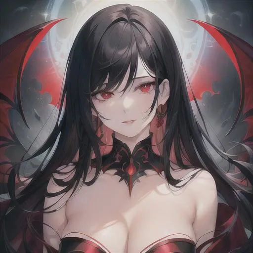 Prompt: (masterpiece, illustration, best quality:1.2), (floating in a blood filled pool), trimmed black hair, red eyes, best quality face, best quality, best quality skin, best quality eyes, best quality lips, ultra-detailed eyes, ultra-detailed hair, ultra-detailed, illustration, colorful, soft glow, 1 girl