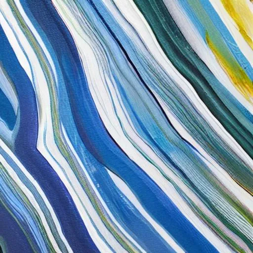 Prompt: abstract painting stripes