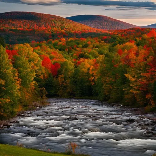 Prompt: Vermont landscape, fine photography