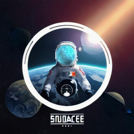 Brand logo Outer space Company, template, Wordless OpenArt