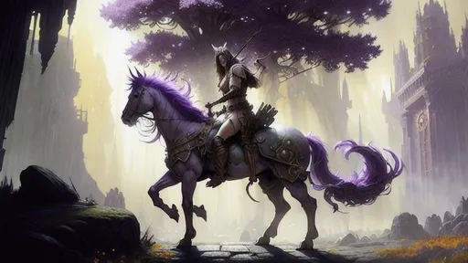 Prompt: "A Centaur Druid, Dungeons & Dragons, Pathfinder, Fantasy, a masterpiece, 8k resolution, dark fantasy concept art, by Greg Rutkowski, dynamic lighting, hyperdetailed, intricately detailed, Splash screen art, trending on Artstation, deep color, Unreal Engine, volumetric lighting, Alphonse Mucha, Jordan Grimmer, purple and yellow complementary colours, Epic cinematic brilliant stunning intricate meticulously detailed dramatic atmospheric maximalist digital matte painting, detailed matte painting, deep color, fantastical, intricate detail, splash screen, complementary colors, fantasy concept art, 8k resolution trending on Artstation Unreal Engine 5