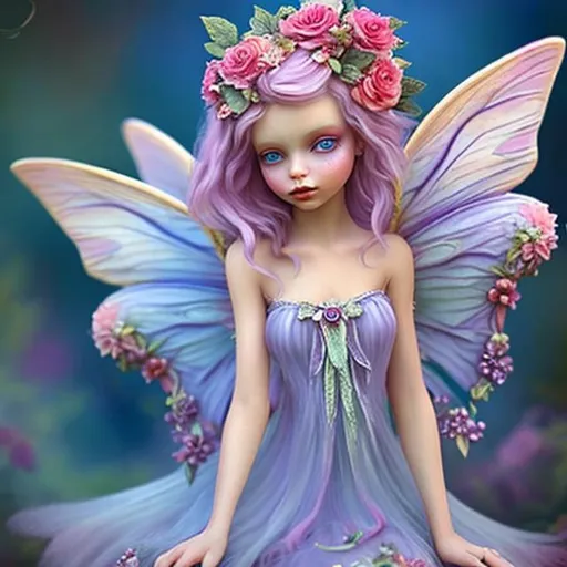 Prompt: Sweet beautiful fairy lady 