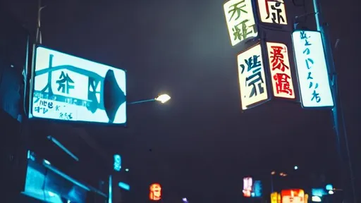 Prompt: A street in tokyo with a lot of neon signs