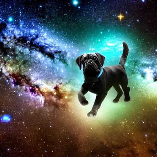 Prompt: The galaxy as a dog hd++
