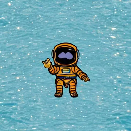 Prompt: astronaut in the ocean