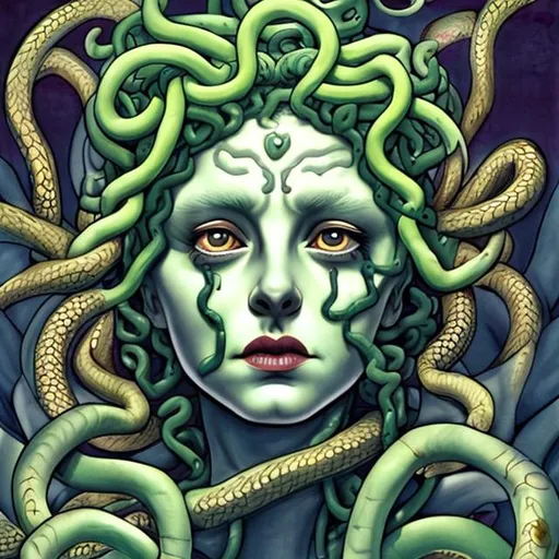 Prompt: Medusa