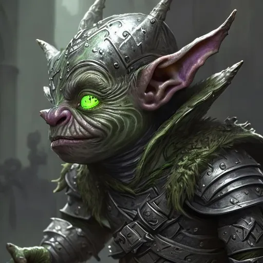 Prompt: Portrait of a small goblin paladin with green skin wearing silver armor, outside of a church, perfect composition, hyperrealistic, super detailed, 8k, high quality, trending art, trending on artstation, sharp focus, studio photo, intricate details, highly detailed, by greg rutkowski