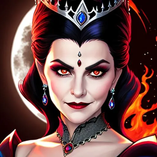 Prompt: evil queen

