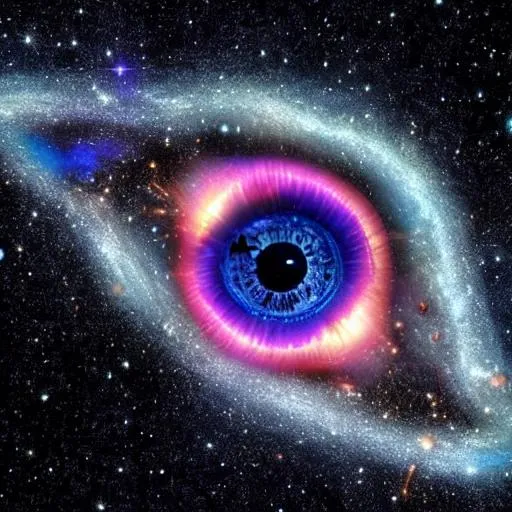 Prompt: Universe with eye