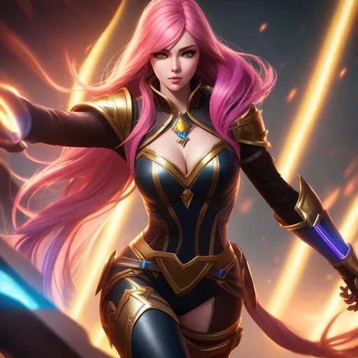 Prompt: super realistic face in distance,full-body appearance

Full body League of Legends, Lux character concept art and illustration

most beautiful face, Hyperrealistic facial features

vivid colors, HDR, UHD, high res, 64k, cinematic lighting, special effects, hd octane render, professional photograph, studio lighting,