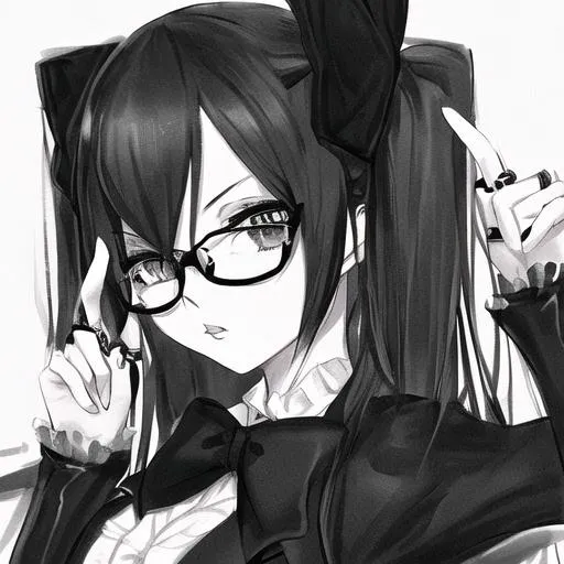 Cute aesthetic anime profile picture with a catgirl on Craiyon