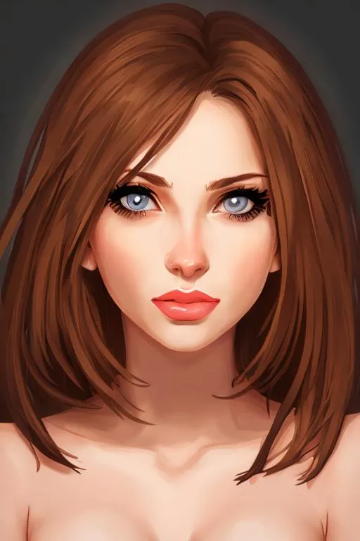 Prompt: Beautiful woman cartoon portrait 