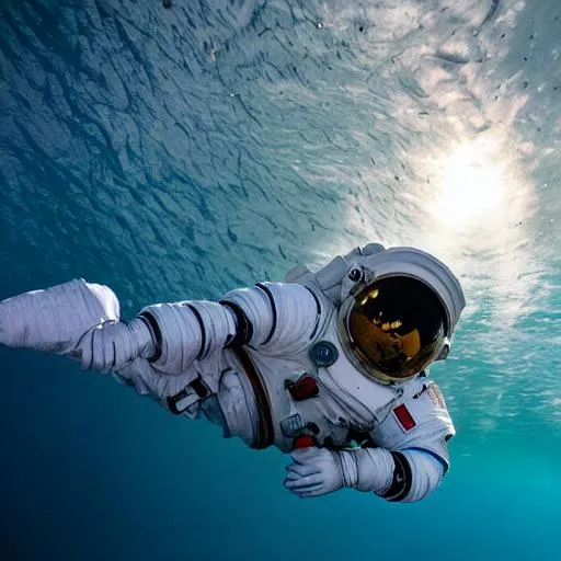 astronaut in the ocean | OpenArt