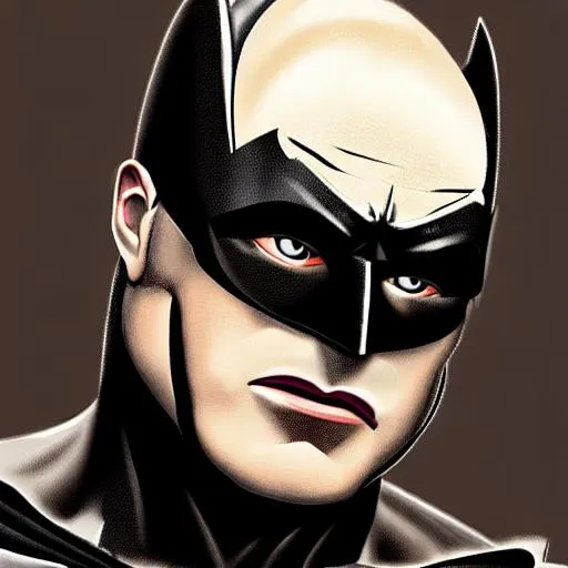 Prompt: batman but bald with opera