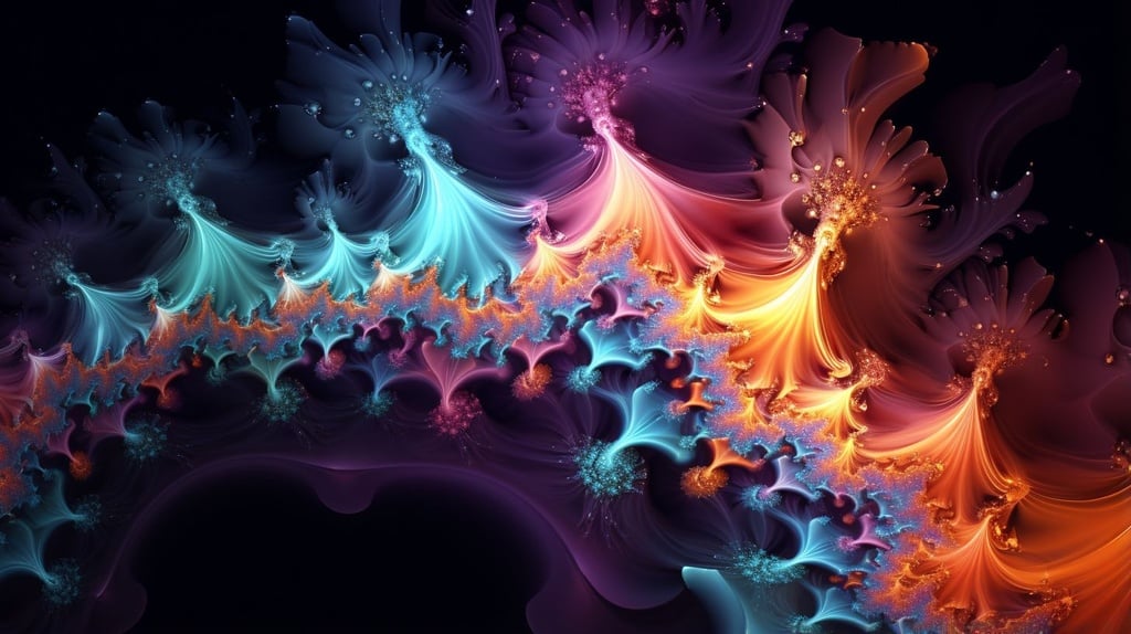 Prompt: entities emerge from the lava lamp effect mandelbrot