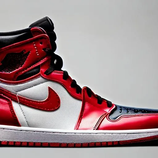 Prompt: high quality, 8k. super detailed, hyper realistic portrait of a pair of jordan 1