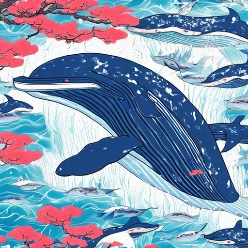 Prompt: japaniese whale
