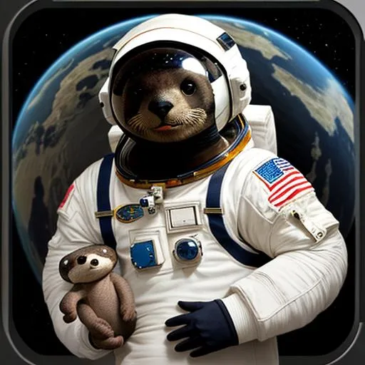 Prompt: Astronaut Otter