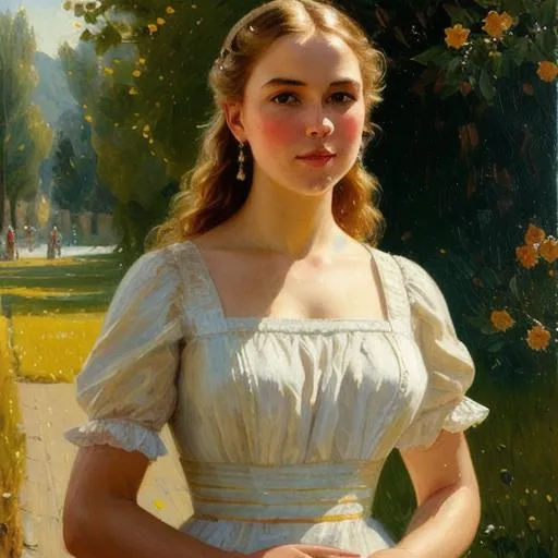 Prompt: heavy brushstrokes, textured paint, impasto paint, intricate, cinematic lighting, oil painting, dramatic, 8k, trending on artstation, painting by Vittorio Matteo Corcos and Albert Lynch and Tom Roberts
German Village blond milkmaid