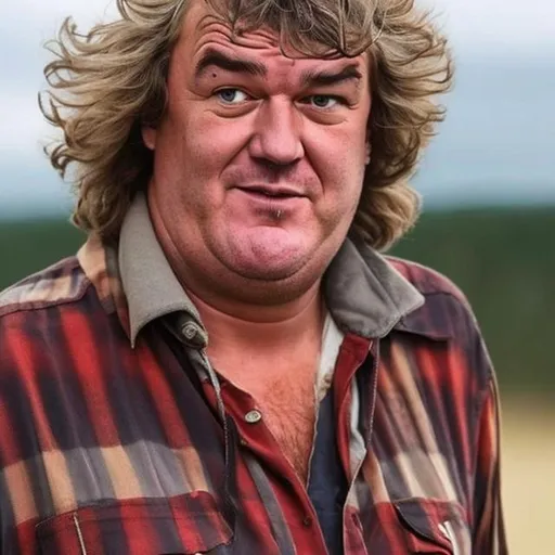Prompt: A man that looks like a fusion of james may and jeremy clarkson