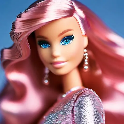 Prompt: Barbie wearing Armani 