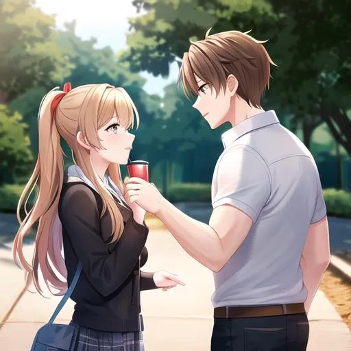 Caleb And Haley On A Date At The Park Kissing caleb-and-haley-on-a-date-at-the-park-kissing