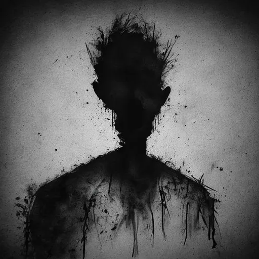 Prompt: DARK Shadow Person