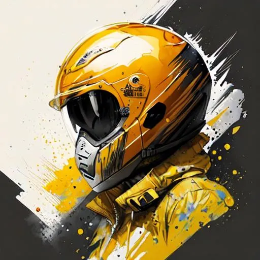 Prompt: Motocycle Helmet profile picture