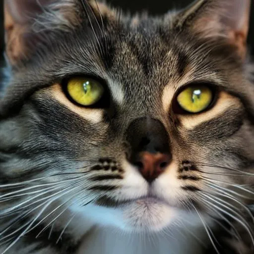 Prompt: Erin hunter warrior cats, warrior cat, feral cat, realistic cat, detailed fur, detailed eye, oil painting, anime, lighting, shadows, nature background, evil cat, spotted fur, spotted fur, splotchy fur, freckles, fullbody fullbody art, fluffy cat white fur, white cat.