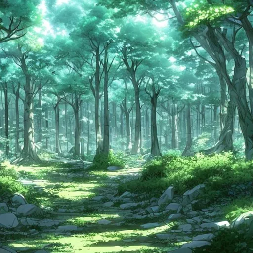 Prompt: Anime forest

