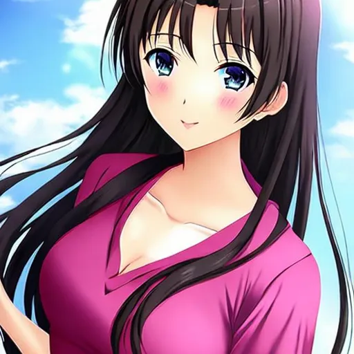 Beauty adult anime girl - OpenArt