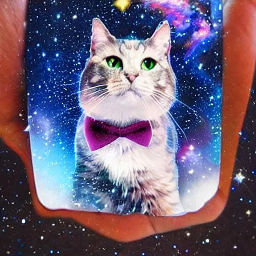 Prompt: Galaxy cat