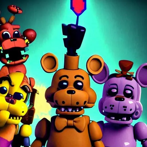 Prompt: fnaf