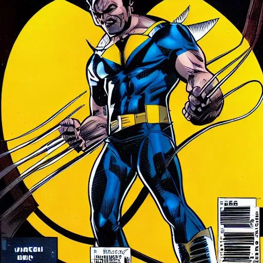 Prompt: WOLVERINE COMIC BOOK