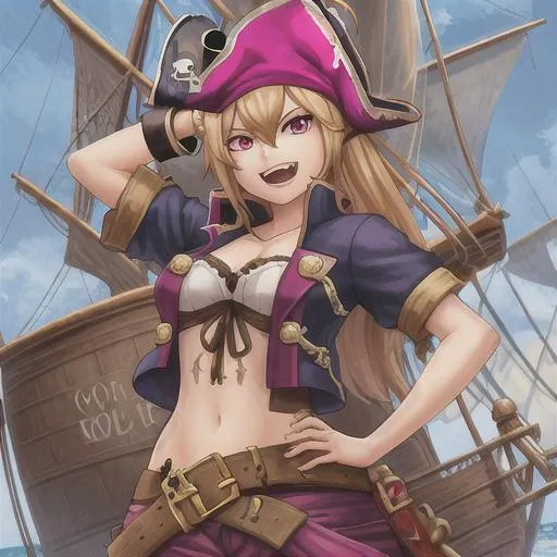 Prompt: Pirate girl