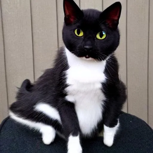 Prompt: batman tuxedo beautiful cat

