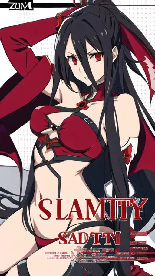 Prompt: zato guilty gear vampire female