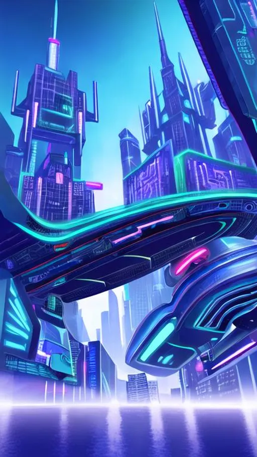 Prompt: cityscape , Futuristic , technological, video game inspired,