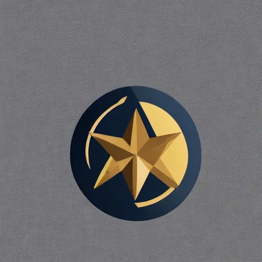 Prompt: The simplified Astra Attire logo is a clean and modern representation of a star. It uses a minimalist approach to convey a sense of elegance and sophistication. The logo features a single star shape, slightly elongated with gentle curves, giving it a subtle sense of motion. The star is solid and filled with a warm, inviting color like a deep shade of navy blue or burgundy.
