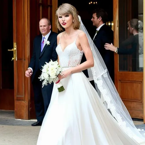 Prompt: Taylor swift, wedding