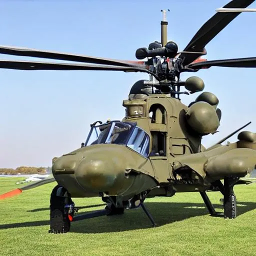Prompt: Photo of the world’s strongest rh66
attack helicopter