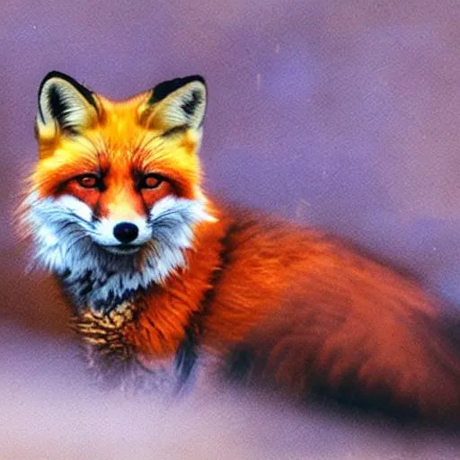 A scarlet red fox | OpenArt
