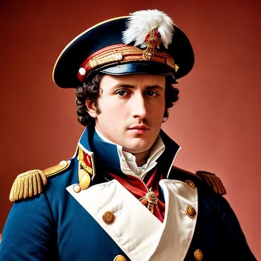 Prompt: Realistic photo of Napoleon Bonaparte, RAW photo, (high detailed), 8k uhd, dslr, soft lighting, high quality, film grain, Fujifilm XT3