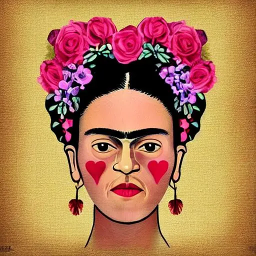 Heart, Frida Kahlo style, accurate, anatomy | OpenArt