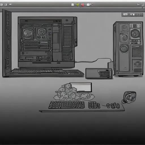 Prompt: Make a computer drawn picture