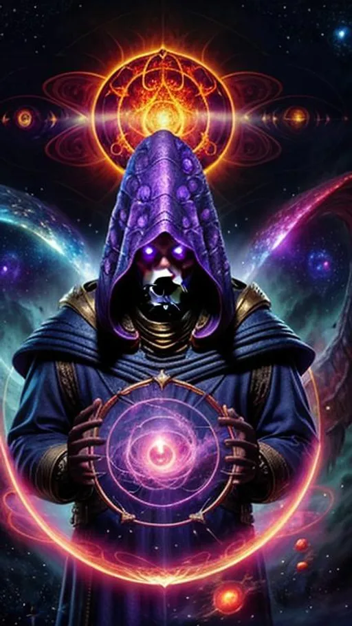 Prompt: Insanely Detailed Mindflayer inspired Monster, Cosmic, Dungeons & Dragons, Pathfinder, Fantasy, Dark Fantasy, Diabolical, Fiery, Hyperdetailed, Intricate details, Heliosphere, Nebula, Sinister, James Webb Telescope, Ethereal, Majestic, Unworldly, Illithid, Void, Supernova, Astral, Quasar