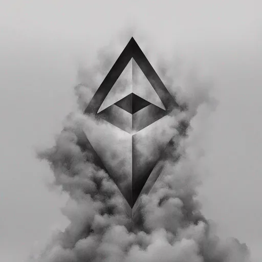 Prompt: Ethereum logo 

